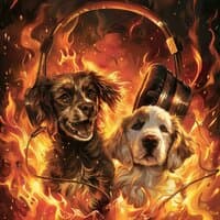 Fire's Warmth: Soothing Music for Dogs