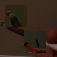 cigarette with coffee