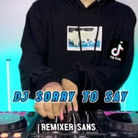 DJ SORRY TO SAY