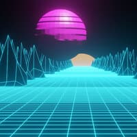 Synthwave 80s City