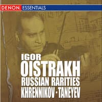 Khrennikov: Concerto for Violin & Orchestra No. 2 - Taneyev: Concert Suite, Op. 28