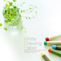 White drawing paper