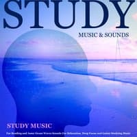 Study Music for Reading and Asmr Ocean Waves Sounds for Relaxation, Deep Focus and Guitar Studying Music