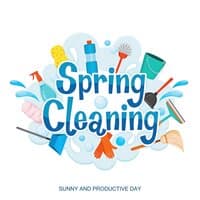 Spring Cleaning - Sunny and Productive Day