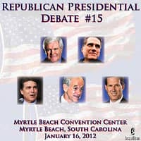 Republican Presidential Debate #15 - Myrtle Beach Convention Center, Myrtle Beach, SC - January 16, 2012