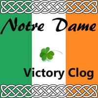 Notre Dame Victory Clog (ND Victory Clog)