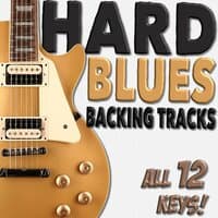 Hard Blues Rock Guitar Backing Track | Key of Bb 110bpm