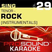 Sing Tenor - Rock, Vol. 29