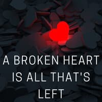 A broken heart is all that's left