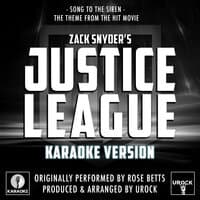 Song To The Siren (From "Zack Snyder's Justice League") Originally Originally Performed By Rose Betts