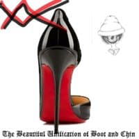 The Beautiful Unification of Boot and Chin (Louboutin)