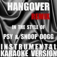 Hangover (In The Style Of PSY & Snoop Dogg) - Single