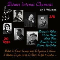 Poèmes devenus chansons, vol. 3