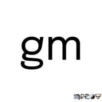 $gm