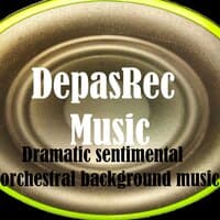 Dramatic sentimental orchestral background music