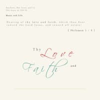 Thy Love and Faith