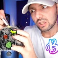 ASMR Bug Searching Fluffy Mic Scratching