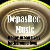 Happy urban lively background loop