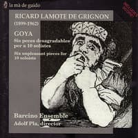 Lamote de Grignon: Six unpleasant pieces for 10 soloists