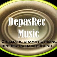 Cinematic dramatic rising orchestra background