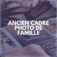 Ancien Cadre Photo de Famille