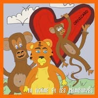 La lionne et les chimpanzés